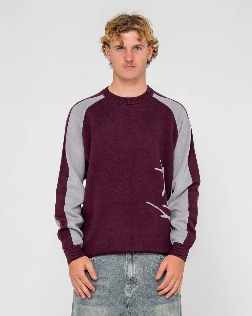 Rusty Roll Safe Boxy Crew Neck Knit