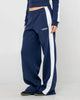 Rusty Retro Lines Wide Leg Trackpant