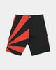 Mens A.I. Rising Sun Pro 22" Boardshorts Black/Red
