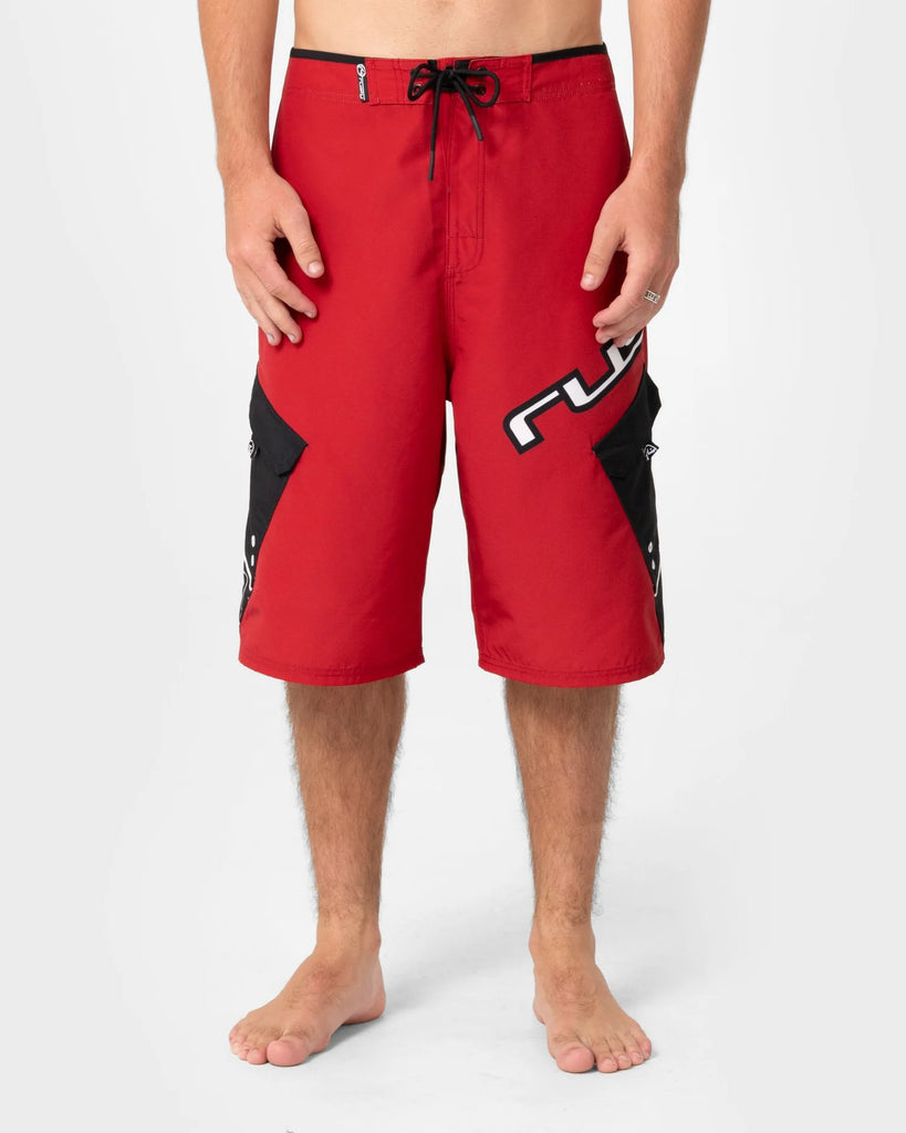 Rusty Akimbo 25" Boardshort Vintage Red