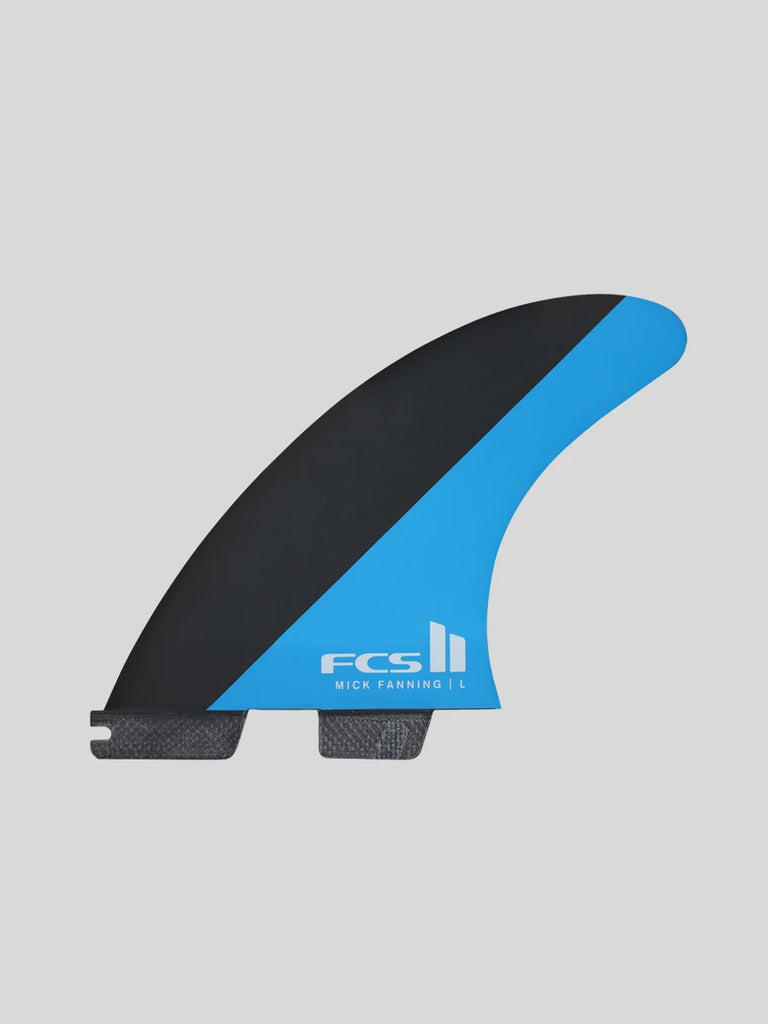 FCS II Mick Fanning PC Tri Fins Black Blue Small
