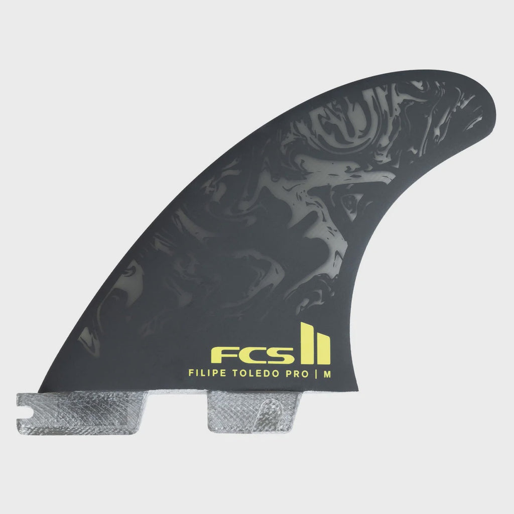 FCS II FT PG Black/Acid Medium Tri Retail Fins