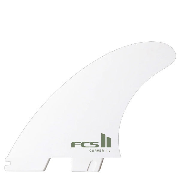 FCS II Carver PC Medium White Tri Retail Fins