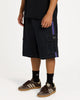 Mens Throw On 3.0 22" Boardshorts - Black/Purple