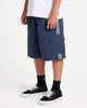 Mens Throw On 3.0 22" Boardshorts - Dusty Indigo
