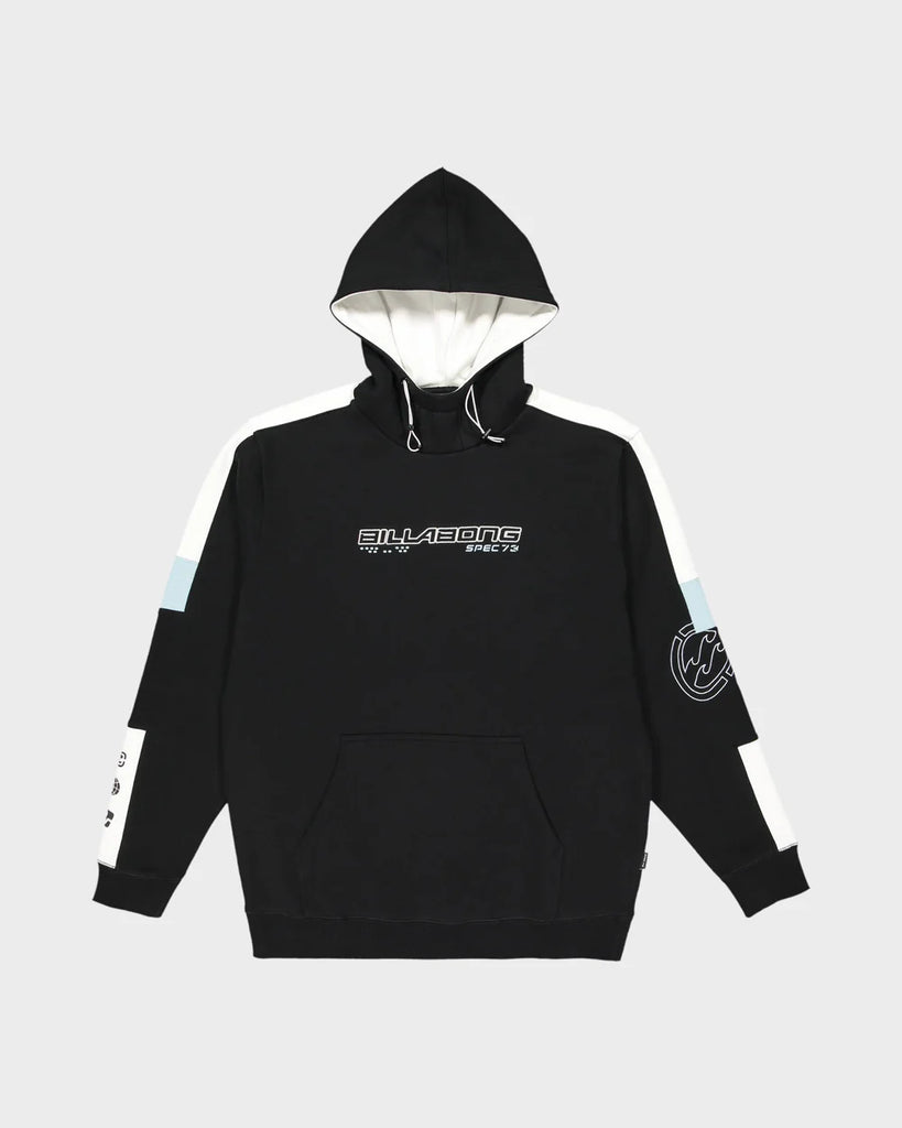 Billabong Mens Spec 73 Pop Mock Pullover Hoodie