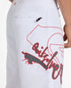 Mens Scrawl 22" Boardshorts - White
