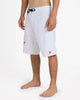 Mens Scrawl 22" Boardshorts - White